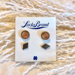 Lucky Brand stud earring set
